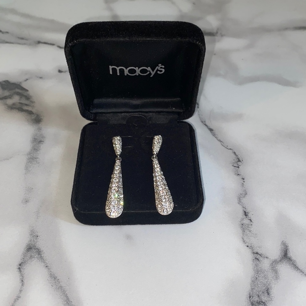 Macy’s sterling silver earrings